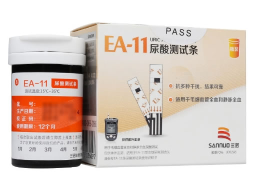 三诺尿酸测试条招商代理 EA-11型 50片 三诺生物