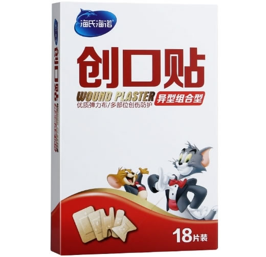 海氏海诺创口贴招商代理 18片 异型组合型