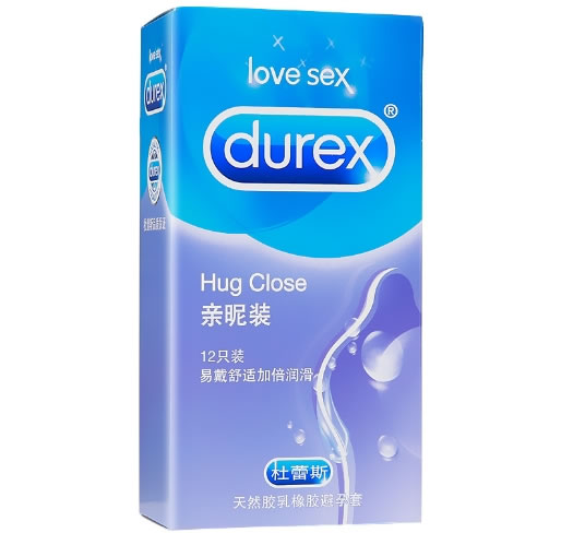 杜蕾斯天然胶乳橡胶避孕套招商代理 亲昵装 12只