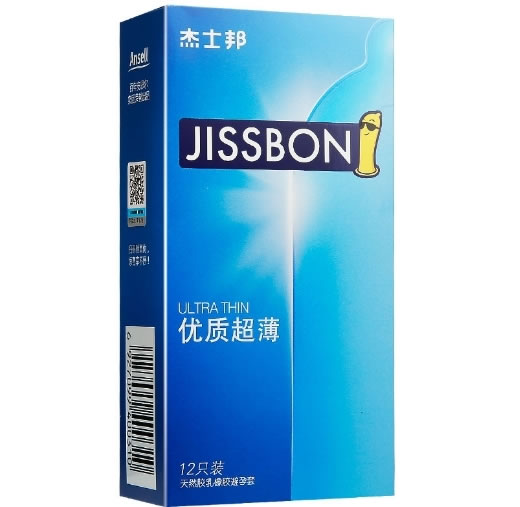 杰士邦天然胶乳橡胶避孕套Natural rubber latex condom招商代理 12只