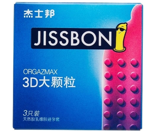 杰士邦天然胶乳橡胶避孕套招商代理 3只装 武汉杰士邦