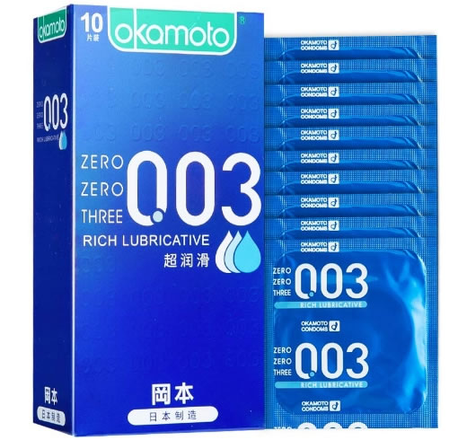 冈本天然胶乳橡胶避孕套招商代理 10片装