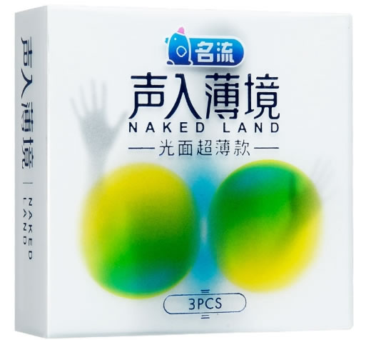 名流/声入薄境天然胶乳橡胶避孕套招商代理 3只