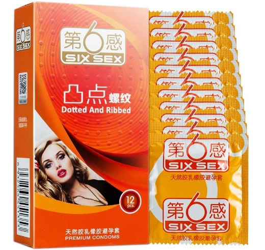 第6感天然胶乳橡胶避孕套招商代理 12只
