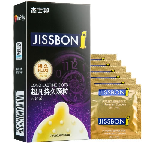 杰士邦天然胶乳橡胶避孕套招商代理 6只装