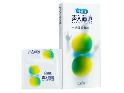 名流/声入薄境天然胶乳橡胶避孕套招商代理 10只装 声入薄境