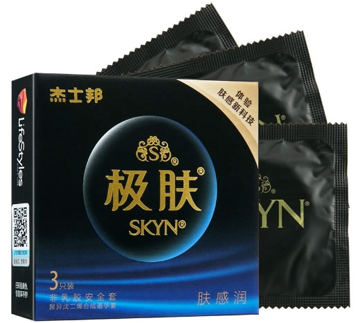 杰士邦/极肤聚异戊二烯合成避孕套招商代理 3只装