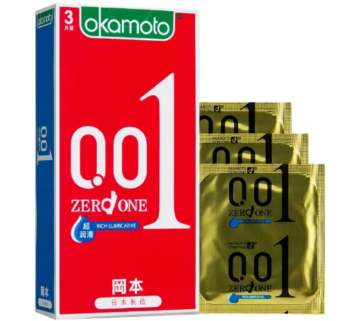 冈本聚氨酯避孕套招商代理 3只装