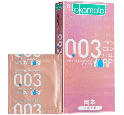 冈本天然胶乳橡胶避孕套招商代理 6只装 冈本