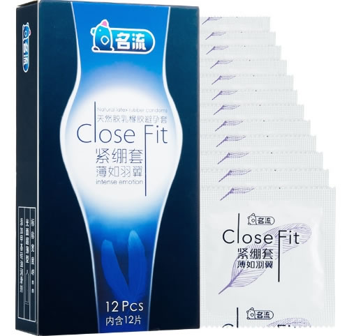 名流避孕套紧绷套薄如羽翼天然乳胶橡胶避孕套招商代理 12只 上海名邦橡胶制品