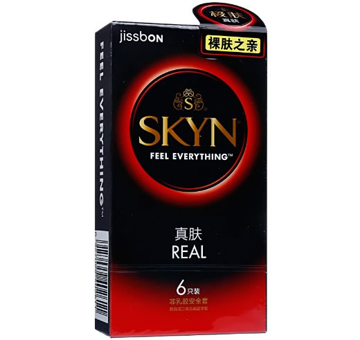 杰士邦SKYN极肤聚异戊二烯合成避孕套Polyisoprene Synthetic Latex Condom招商代理 6片