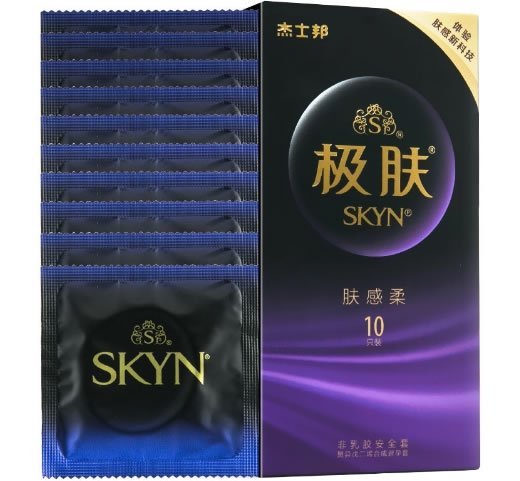 杰士邦/极肤聚异戊二烯合成避孕套招商代理 10只装