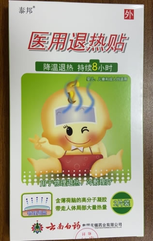 泰邦医用退热贴招商代理 2片 云南白药集团