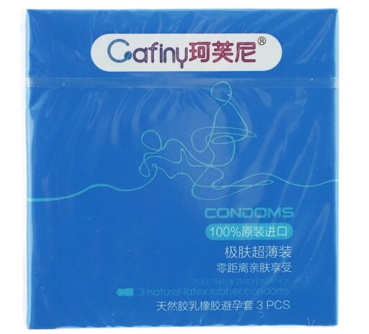 珂芙尼天然胶乳橡胶避孕套招商代理 3只