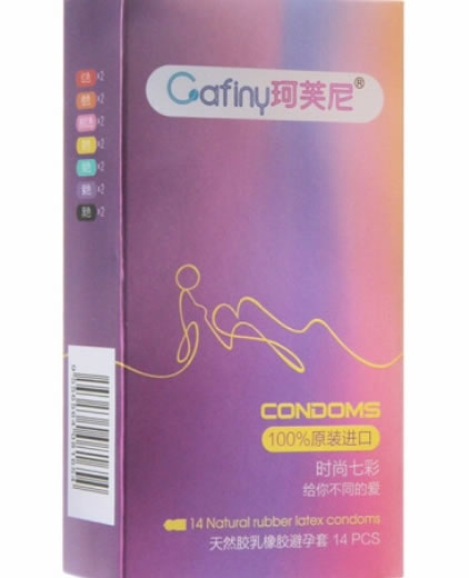 珂芙尼天然胶乳橡胶避孕套招商代理 14只