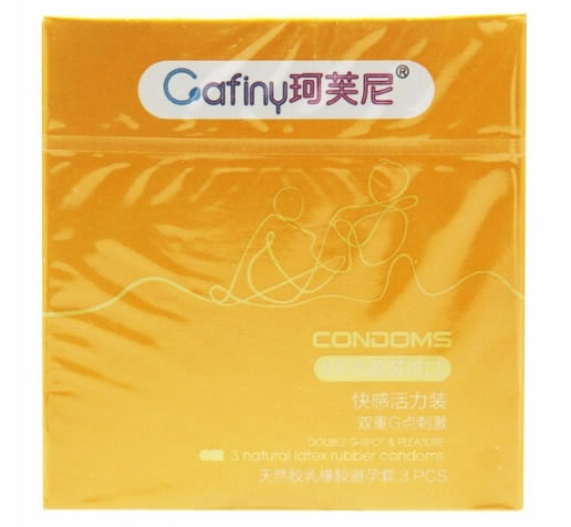 珂芙尼天然胶乳橡胶避孕套招商代理 3只