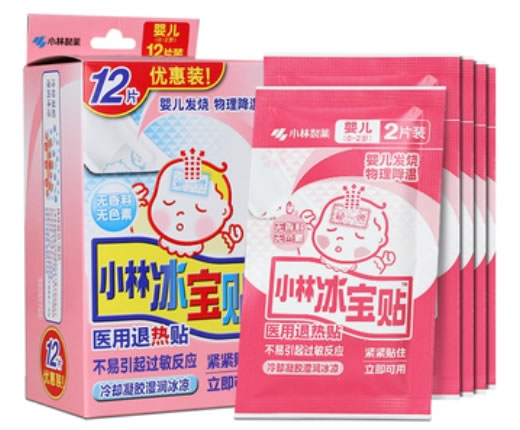 小林冰宝贴医用退热贴招商代理 12片 婴儿用