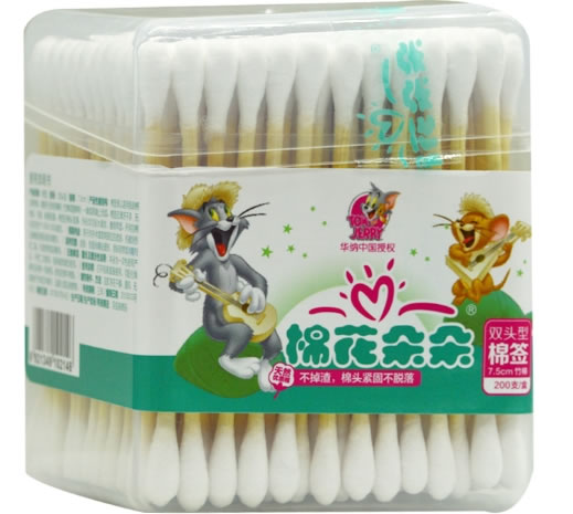 棉花朵朵棉签招商代理 200支 双头型