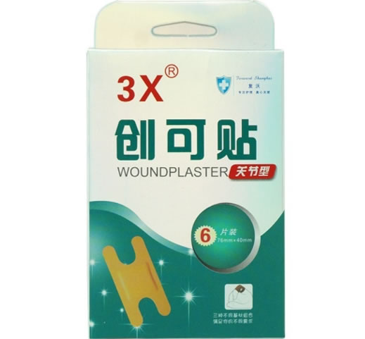3X/复沃创可贴招商代理 6片 关节型