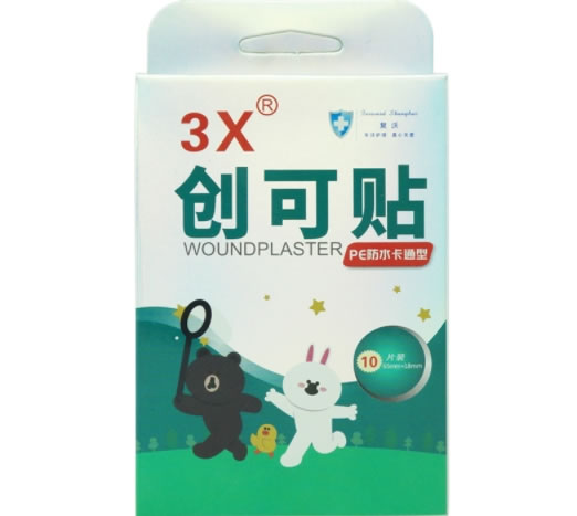 3X/复沃创可贴招商代理 10片 防水卡通型 上海复沃医疗用品