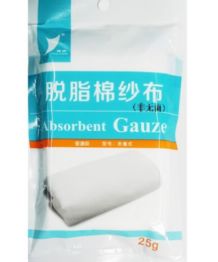 银京脱脂棉纱布(非无菌)招商代理 25g 彤月卫生材料