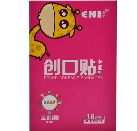 埃尼创口贴招商代理 16片 卡通型