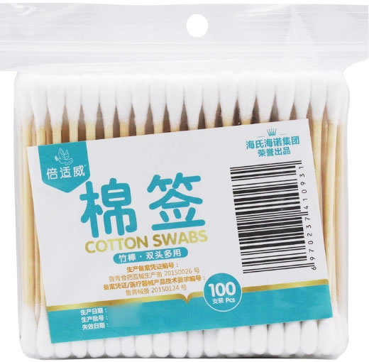 倍适威棉签招商代理 100支 竹棒/双头多用
