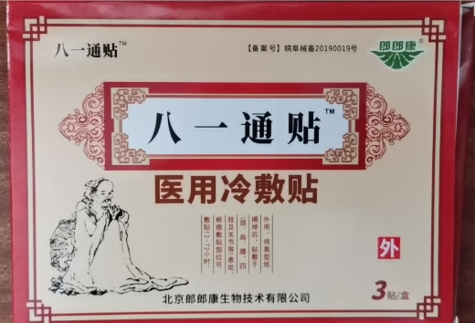 八一通贴/郎朗康医用冷敷贴招商代理 3贴
