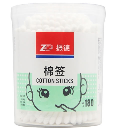 振德棉签招商代理 7.5cm*180支(纸棒型/普通级/双头)