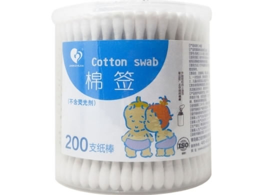 JIANZHIJIA棉签招商代理 200支纸棒 JIANZHIJIA