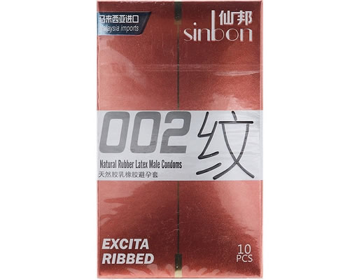 仙邦天然胶乳橡胶避孕套招商代理 螺纹型 10只(快感螺纹)