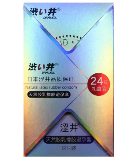 涩井天然胶乳橡胶避孕套招商代理 24只 礼盒装
