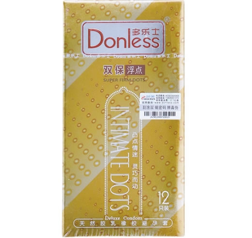 多乐士双保浮点避孕套天然胶乳橡胶避孕套招商代理 12片 东洋松蒲