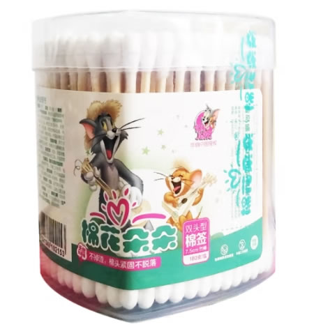 棉花朵朵棉签招商代理 180支 青岛盛久