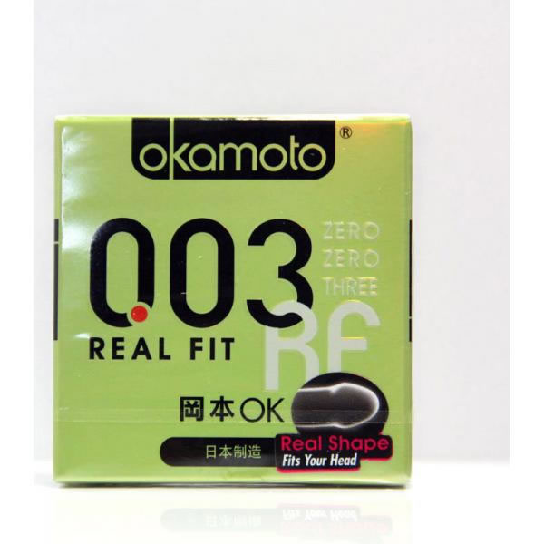 冈本OK安全套0.03贴身超薄招商代理 3只 日本