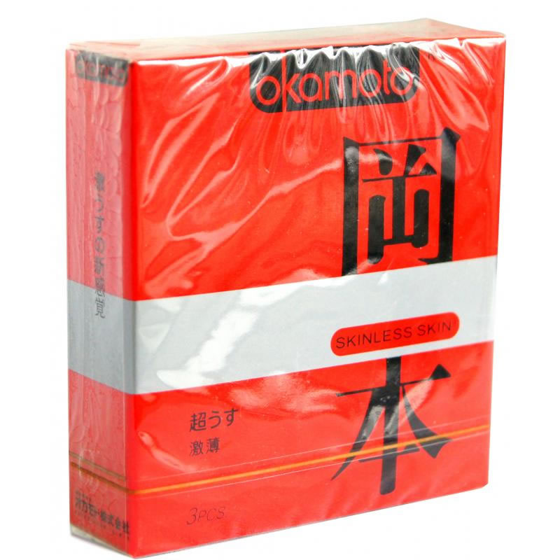 天然胶乳橡胶避孕套(冈本避孕套 激薄装)招商代理 3只 日本