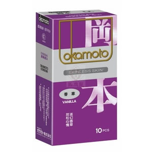 天然胶乳橡胶避孕套(冈本避孕套 香草)招商代理 10只 日本