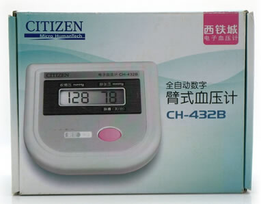 西铁城电子血压计全自动数字臂式血压计招商代理 CH-432B 西铁城精电科技