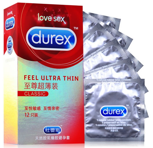 杜蕾斯天然胶乳橡胶避孕套招商代理 12只 伦敦杜蕾斯