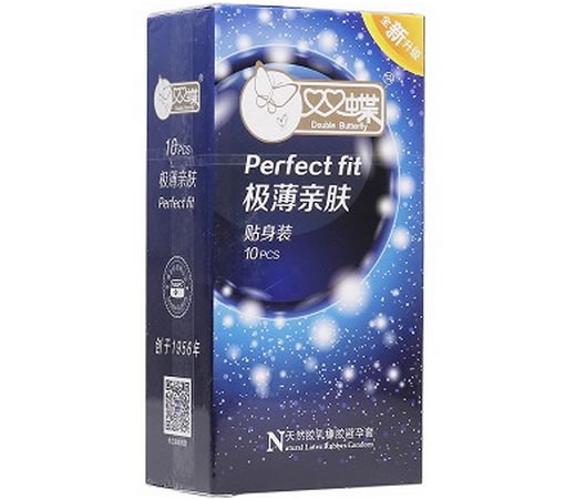 双蝶极薄亲肤贴身装避孕套招商代理 10支
