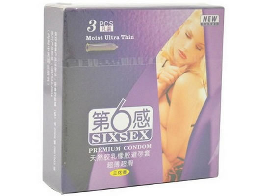 第6感超薄超滑兰花香天然胶乳橡胶避孕套招商代理 :天然胶乳橡胶避孕套(第6感超薄超滑兰花香) 3只 马来西亚
