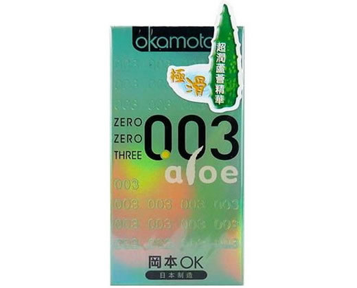 天然胶乳橡胶避孕套(冈本OK安全套003芦荟)招商代理 :天然胶乳橡胶避孕套(冈本OK安全套003芦荟) 10只 日本