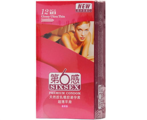 第6感天然胶乳橡胶避孕套招商代理 12只