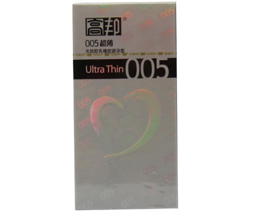 高邦天然胶乳橡胶避孕套招商代理 005超薄 12只