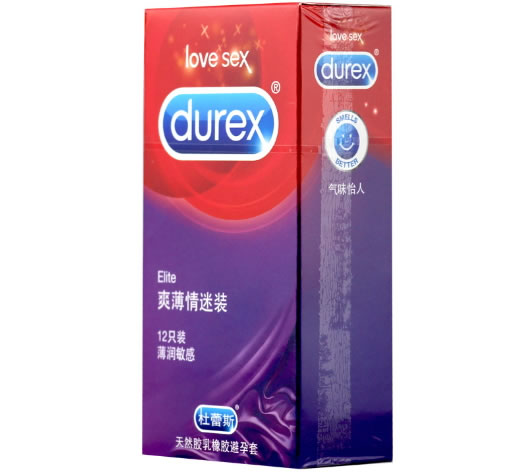 杜蕾斯天然胶乳橡胶避孕套招商代理 杜蕾斯 12只装 爽薄情迷装