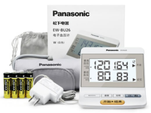 松下电器/Panasonic电子血压计招商代理 EW-BU26 白色