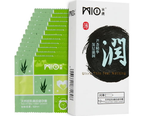 米奥天然胶乳橡胶避孕套招商代理 12只