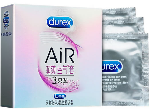 杜蕾斯天然胶乳橡胶避孕套招商代理 避孕套 3只装