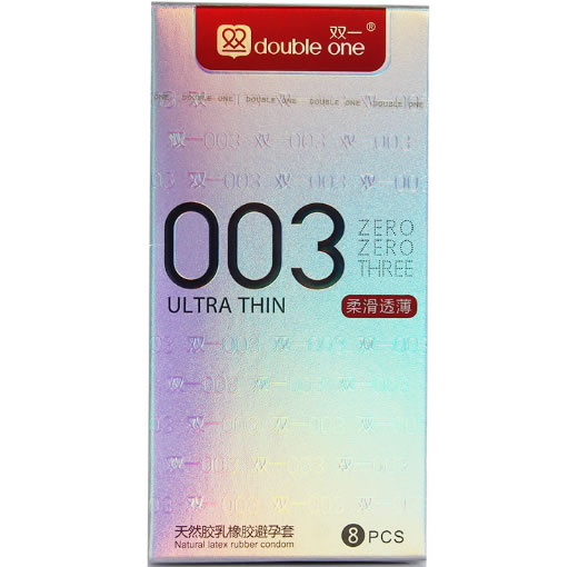 双一天然胶乳橡胶避孕套招商代理 8只