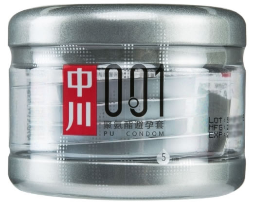 中川/001聚氨酯避孕套招商代理 中川001 5只装
